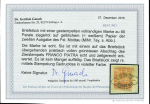 Stamp of Romania » 1858 (1st Nov.) - 1861 Moldavia - Handstruck at Jassy - Imperforate 80 parale brick red on fragment cancelled FRANCO PIATRA marking in blue