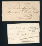 Stamp of Ionian Islands » 	British Protectorate » Inter Island Mail Ionian Islands 1834 two entires Paxo to corfu