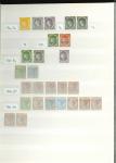 Stamp of St. Lucia St. Lucia 1864-1936 mint range on stocksheets