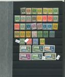 Stamp of British Empire General Collections and Lots 1889-1935, Mint collection on stock sheets with Mauritius, Niue, Northern Rhodesia