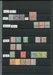 Stamp of Jamaica Jamaica 1870-1935 mint collection on stock sheets