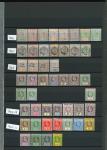 Stamp of Leeward Islands Leewards 1890-1935 mint collection on stock sheets