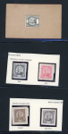 Stamp of Portugal 1898 group of unadopted proofs by Silva showing King Carlos in civil dress