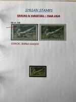 Stamp of Syria » Collections, lots etc. Syrie Française, 1921-1945, dans un gros classeur très