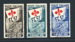 Stamp of Italy » Italian Republic Italy 1951 Gymnastics Congress set of three used
