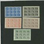 Stamp of Great Britain » Telegraphs 1881 The National Telephone Co: sheetlets of 12 of