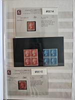 Stamp of Great Britain » Collections 1857 to 1992 mint "Investment accumulation" of 60 single items or sets in a black stock book