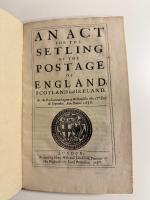 Stamp of Great Britain » Literature and Philatelic Documents 1657 (Sep 17) "An act for the selling of the postage of England, Scotland and Ireland" professionally hard bound in book format