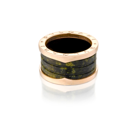 Stamp of Feldman International Auctions Bague BVLGARI B.zero1 marbre vert