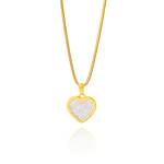 Stamp of Feldman International Auctions Pendentif coeur diamants