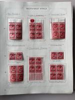 Stamp of South West Africa SWA collection in album