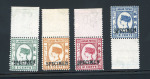 Stamp of Labuan Labuan 1879 Wmk CA over Crown set 4 specimen