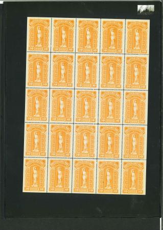 Stamp of Canada » British Columbia and Vancouver Canada British Columbia 1928 30c Law stamp sheet of 25 mnh