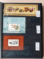 Stamp of China » Collections and Lots China : 1983-2004, stockbook with 78 souvenir shetes