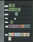 Stamp of Grenada 1861-1936 mint collection on stock sheets
