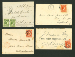 Stamp of Nigerias » Southern Nigeria Niger Coast/ Southern Nigeria 1900s cover accumulation