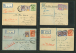 Stamp of Nigerias » Northern Nigeria Northern Nigeria 1900s registered covers x 4