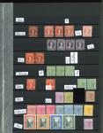 Stamp of Bahamas Bahamas 1862-1935 mint collection on stock sheets