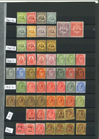 Stamp of Turks and Caicos Islands Turks & Caicos 1881-1935 attractive little mint range on stock sheets