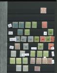 Stamp of Fiji Fiji 1871-1935 range of mint material on stock pages