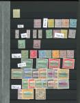 Stamp of Dominica 1874-1935 range of mint material on stock sheets with
