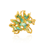 Stamp of Feldman International Auctions Broche GUBELIN - Gilbert Albert