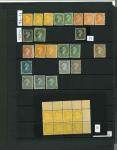 Stamp of Canada » Canada and Provinces Collections Canada 1868-90 Portrait issue, mint group on stock page