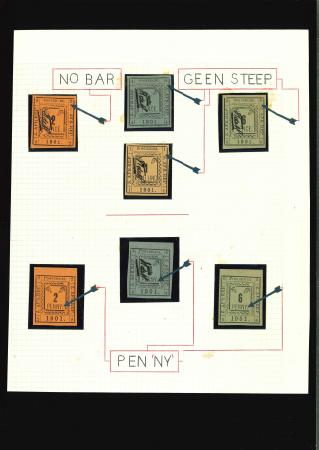 Stamp of South Africa » Pietersburg Transvaal Pietersburg 1901 collection on pages with varieties