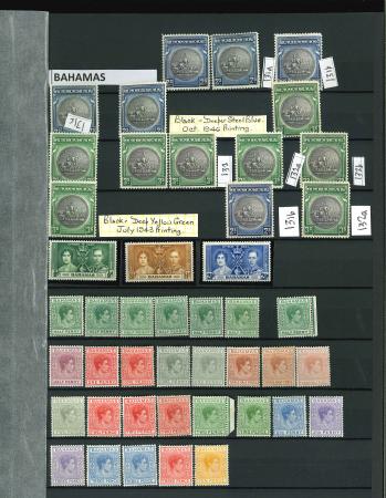 Stamp of Bahamas Bahamas 1938-52 mint collection of the KGVI issues (some nh)