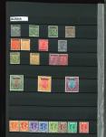Stamp of Burma Burma 1937-52 mint range on stock pages