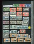 Stamp of Falkland Islands 1937-52 mint collection on stock pages with the 1938 set to £1 plus shades