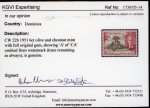 Stamp of Dominica 1951 6c olive and chestnut mint nh with 'A' of 'CA' omitted from watermark