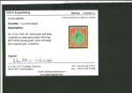 Stamp of Leeward Islands 1938-51 10/- deep green and deep vermilion on green mint with the scarce 'Missing pearl' variety