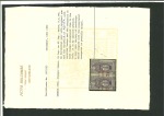 Stamp of Greece » 1900-01 Surcharges 1901 Olympic Surcharges 25l on 40l misplaced surch pair mh