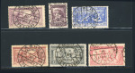 Stamp of Greece » 1906 Olympics » Usages during the Games 1906 Olympics group od 6 with first day of games cancels