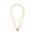 Collier de Perles à Deux Rangs
