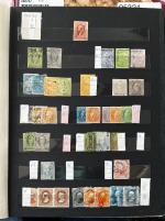 Stamp of Mexico 1852-1988 Mexico Duplication in 2 stockbooks with classics