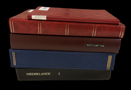 Stamp of Large Lots and Collections » Late Lots 1852-1997 Netherlands & Colonies 2 albums, 2 A4 stockbooks and 1 small stockbook