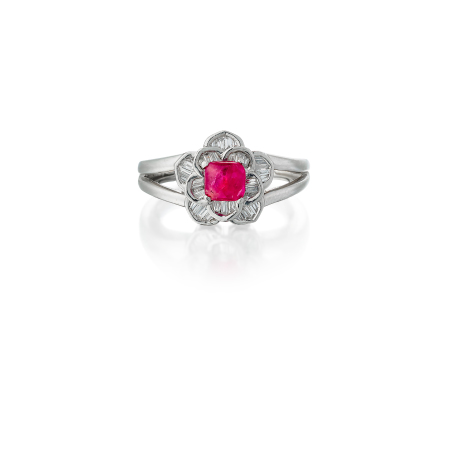 Stamp of Feldman International Auctions Bague rubis cabochon