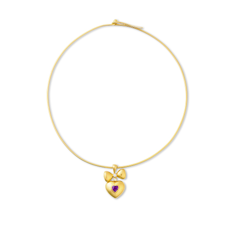 Stamp of Feldman International Auctions Collier avec pendentif coeur ADLER