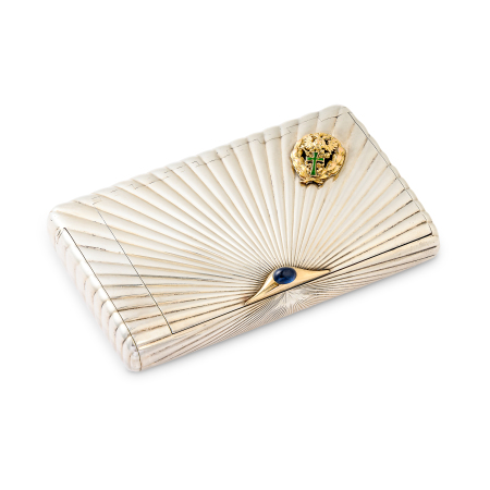 Stamp of Feldman International Auctions Boîte à cigarettes CARL FABERGÉ
