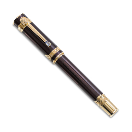 Stamp of Feldman International Auctions Montblanc, America’s Signatures For Freedom, Abraham Lincoln (1861-1865), Edition Limitée n°45 de 50, stylo plume en or 750 et laque anthracit