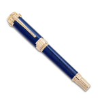 Stamp of Feldman International Auctions Montblanc, America's Signatured For Freedom, Franklin D. Roosevelt (1933-1945), Rare Edition  Limitée n°13/50, stylo plume en or 750 et laque bleu