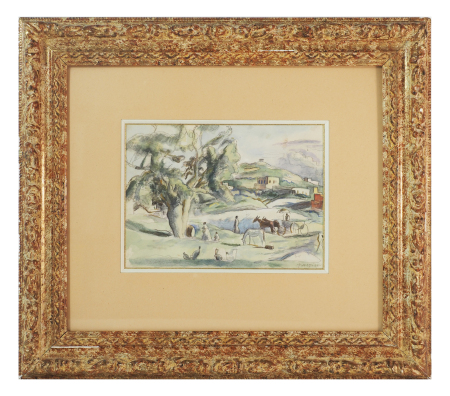 Stamp of Feldman International Auctions » Art Impressionniste & Moderne / Impressionist & Modern Art Jules Pascin (1885 Vidin Bulgarie–1930 Paris)Scène