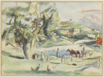 Stamp of Feldman International Auctions » Art Impressionniste & Moderne / Impressionist & Modern Art Jules Pascin (1885 Vidin Bulgarie–1930 Paris)Scène