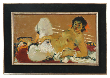 Stamp of Feldman International Auctions » Art Impressionniste & Moderne / Impressionist & Modern Art Lucien Fontanarosa (Paris, 1912 – Créteil, 1975) Femme