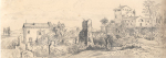 Stamp of Feldman International Auctions » Dessins Anciens / Old Master Drawings Friedrich Preller l’Ancien (1804–1878), Orti Farnesiani