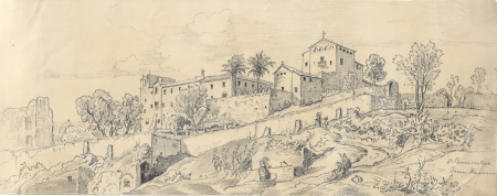 Stamp of Feldman International Auctions » Dessins Anciens / Old Master Drawings Friedrich Preller l’Ancien (1804–1878), San Bonaventura,