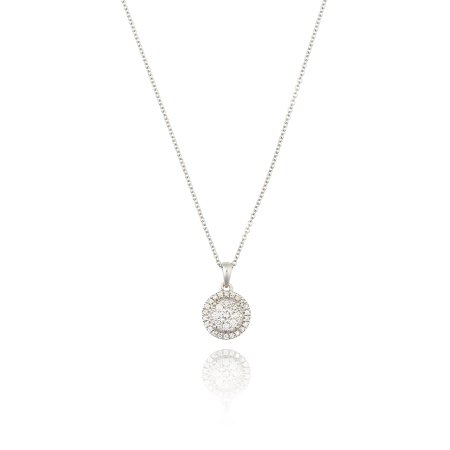 Stamp of Feldman International Auctions Pendentif pavé diamants