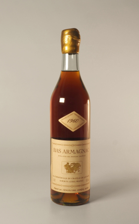 Stamp of Feldman International Auctions » Vins & Spiriteux / Wines & Spirits Bas Armagnac Château de Laubade, millésime 1960 70